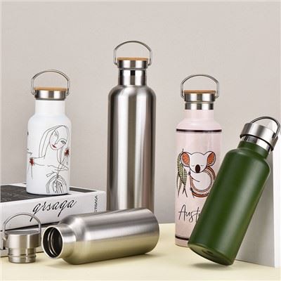 Stainless Steel Travel Mug with Handle